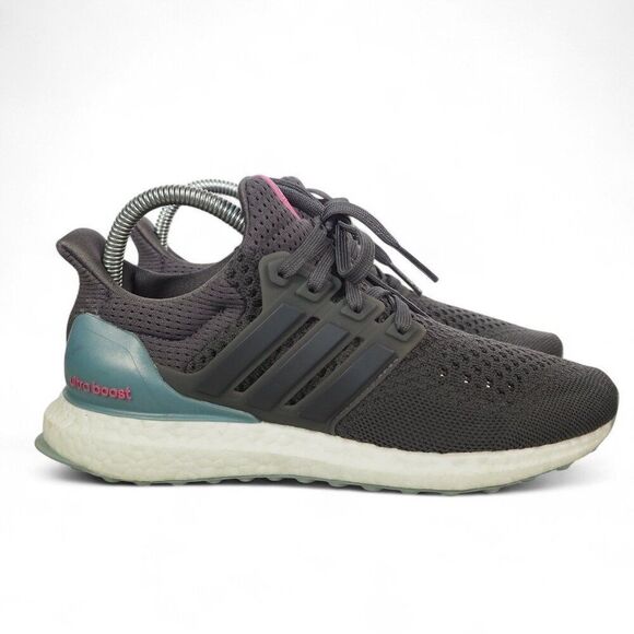 Adidas UltraBoost 1.0 'Grey Pink Fusion' Boost Running Shoes IF5267 Women's 6 - Picture 4 of 11